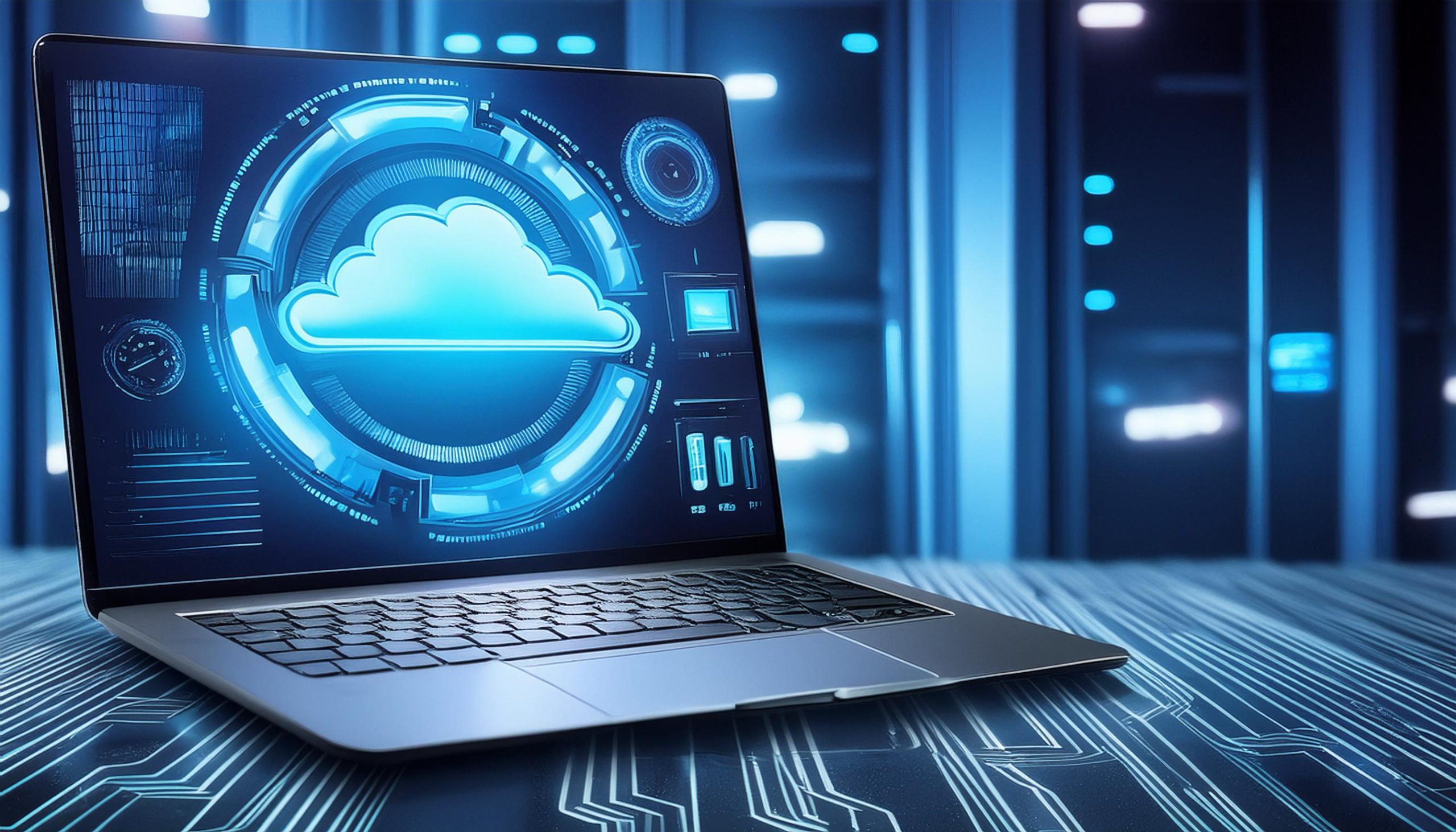 Firefly hyperrealistic photograph of a computer screen turned on, generating a backup copy; backup;