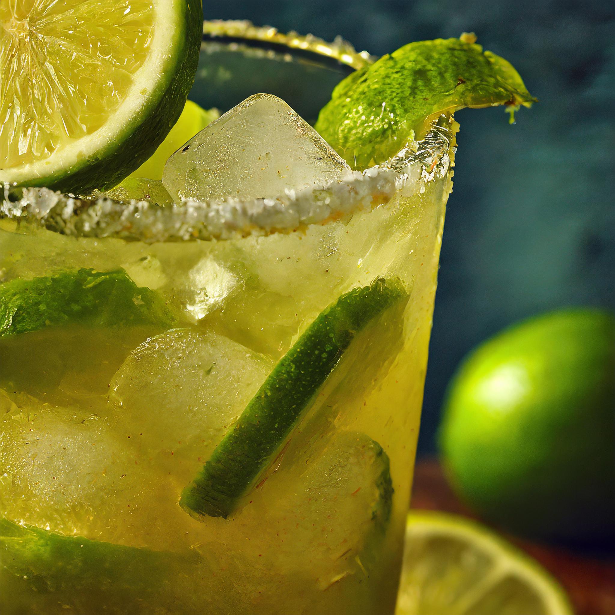 Firefly Hyperrealistic close-up photography of a caipirinha, an emblematic drink of Brazil 10945